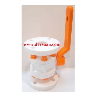 Ball Valve Polypropylene 1,5&quot; x 1,5&quot; Flange JIS 10K