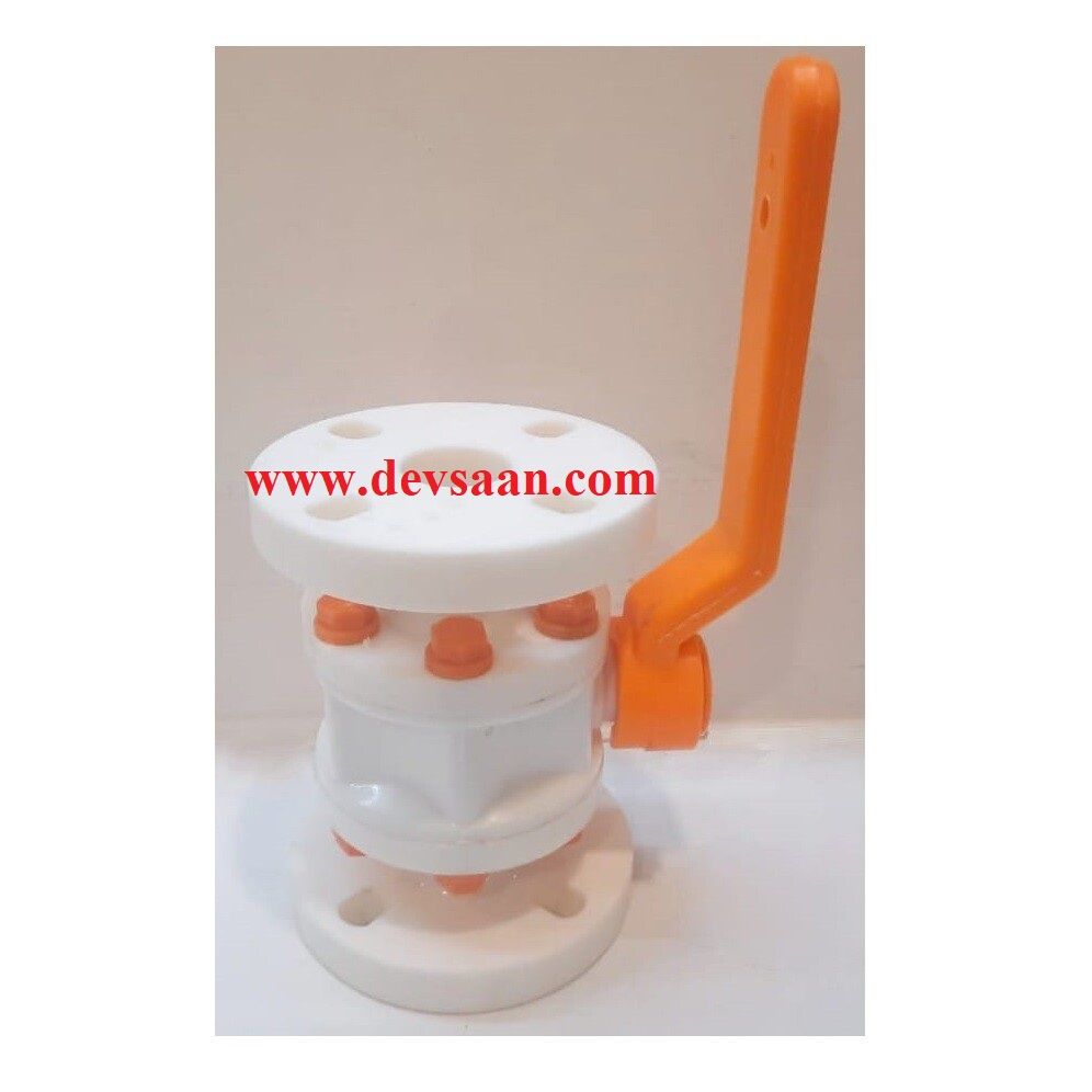 Ball Valve Polypropylene 1,5&quot; x 1,5&quot; Flange Universal Standard