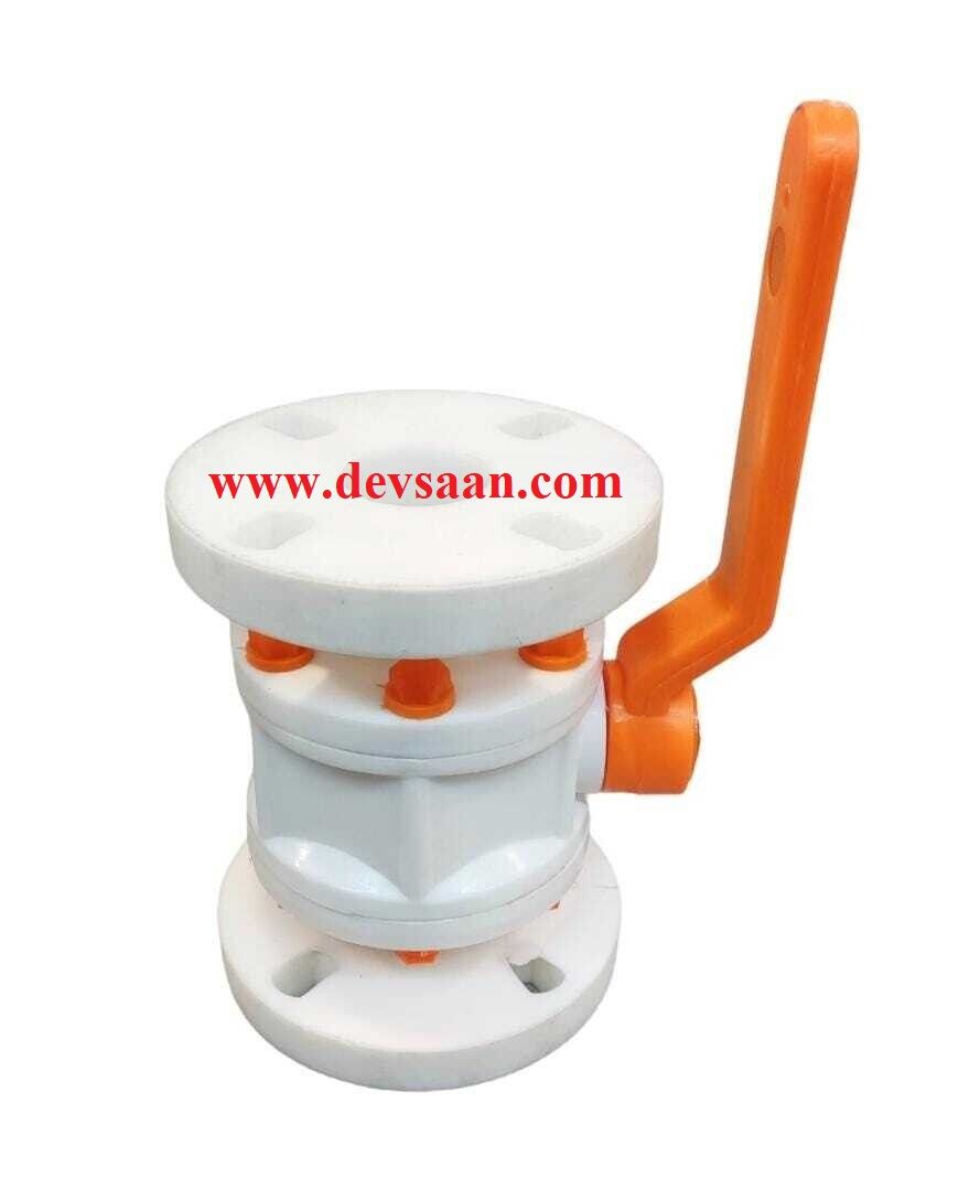 Ball Valve Polypropylene 2&quot; x 2&quot; Flange Universal Standard
