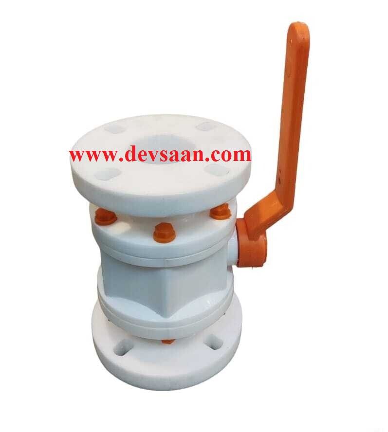 Ball Valve Polypropylene 3&quot; x 3&quot; Flange Universal Standard