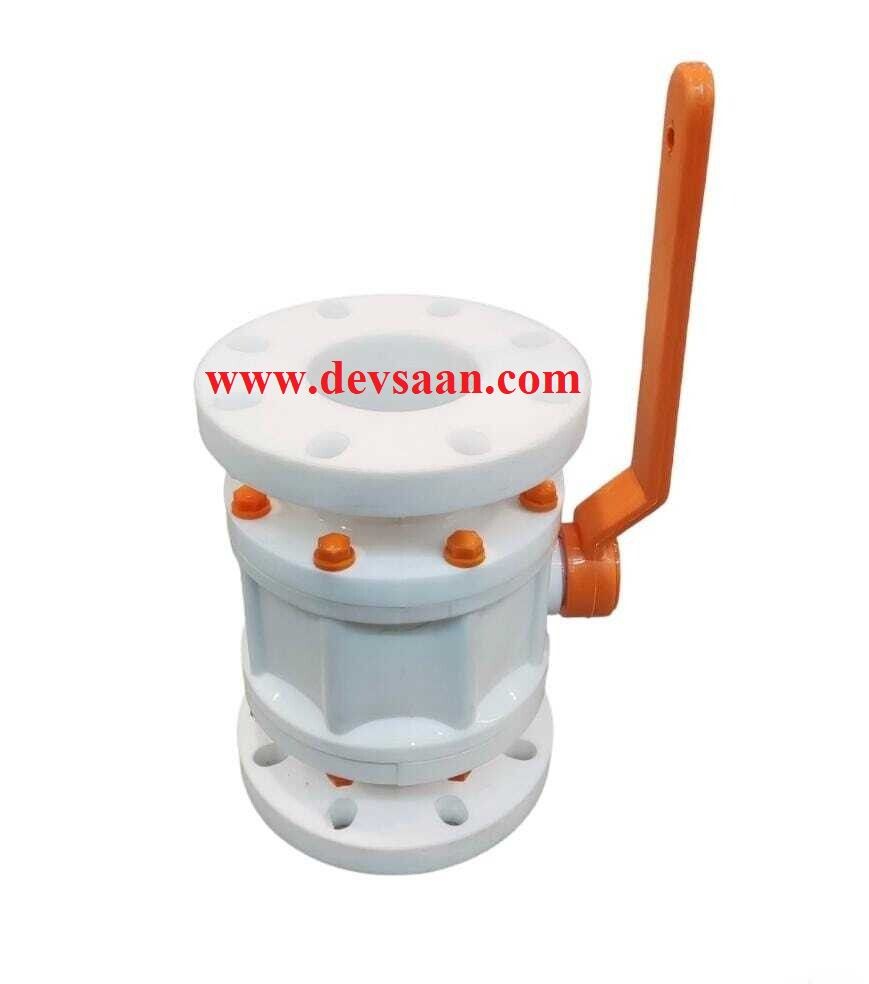 Ball Valve Polypropylene 4&quot; x 4&quot; Flange Universal Standard