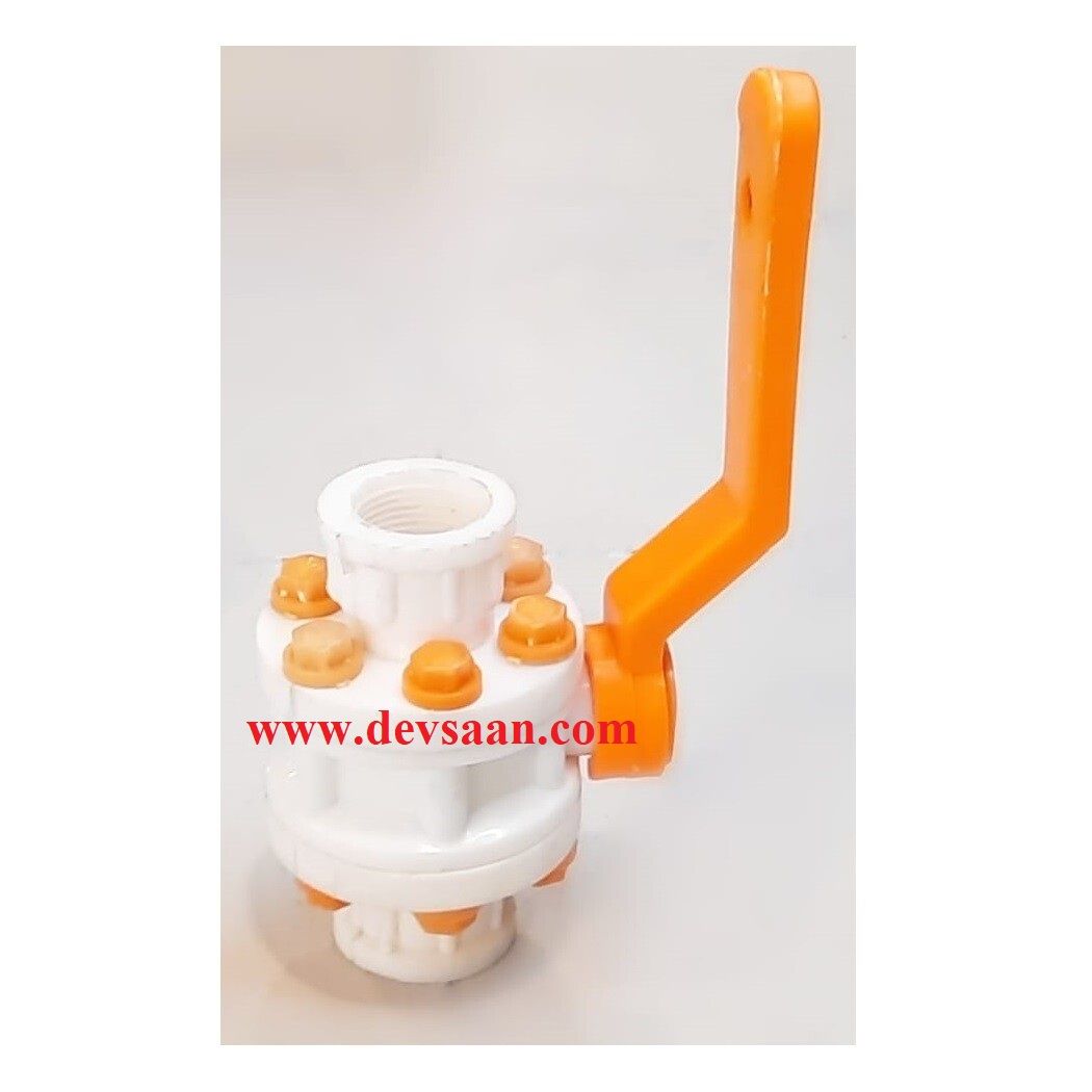 Ball Valve Polypropylene 1&quot; x 1&quot; BSPT Thread