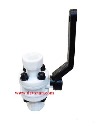 Ball Valve Polypropylene 3/4&quot; x 3/4&quot; BSPT Thread