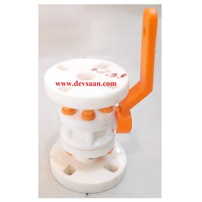 Ball Valve PVDF 1&quot; x 1&quot; Flange Universal Standard