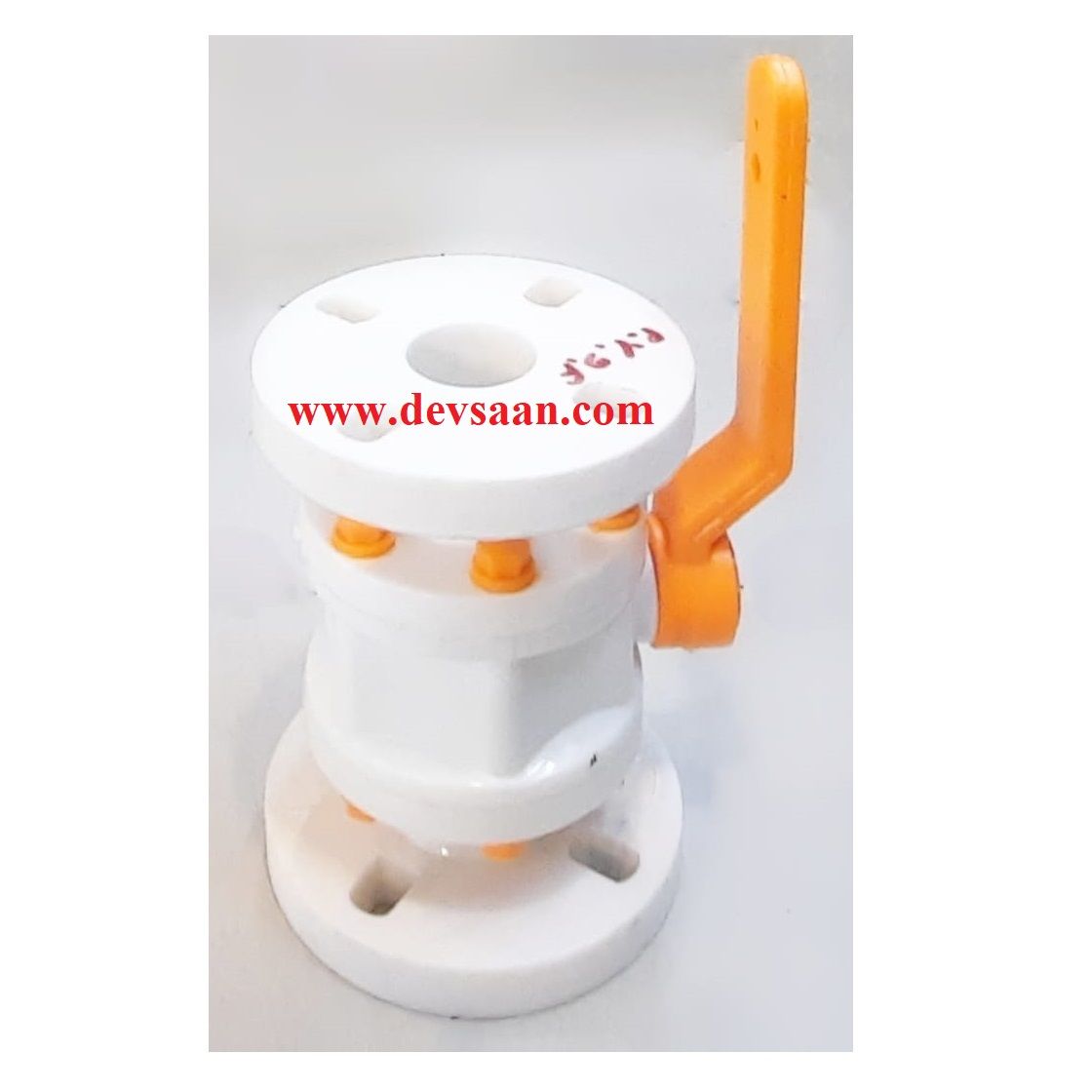 Ball Valve PVDF 2&quot; x 2&quot; Flange Universal Standard