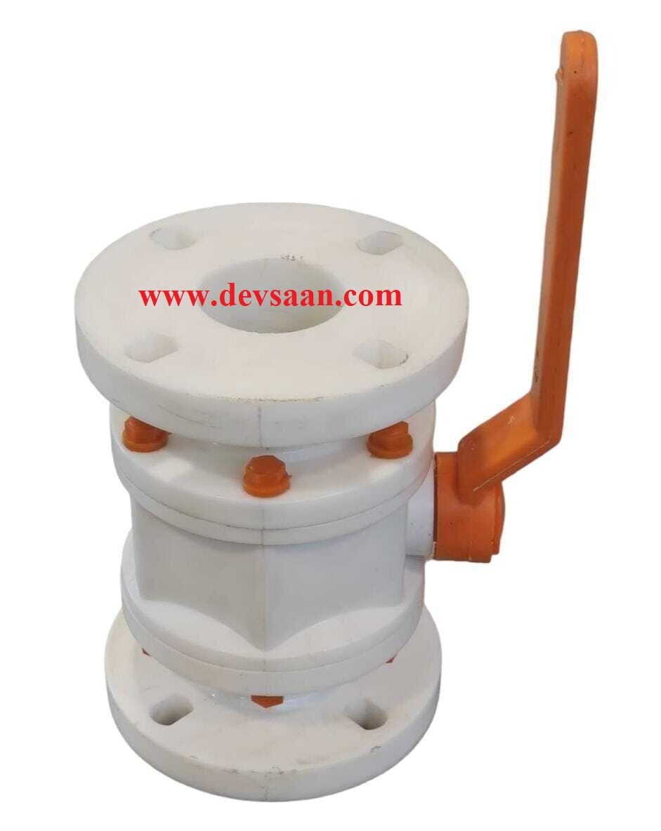 Ball Valve PVDF 3&quot; x 3&quot; Flange Universal Standard