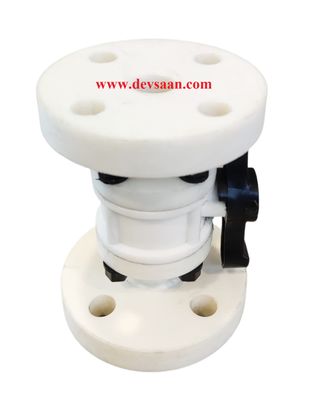 Ball Valve PVDF 3/4&quot; x 3/4&quot; Flange ANSI B.16.5 Class #150