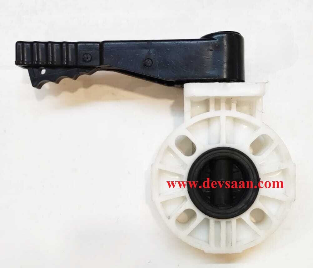 Butterfly Valve Polypropylene 2,5&quot; Flange Universal Standard
