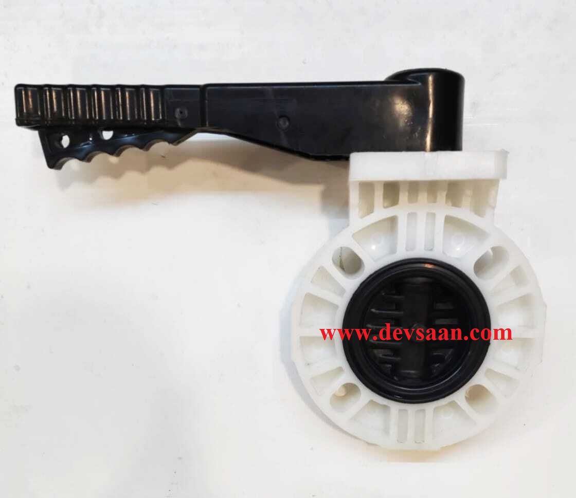 Butterfly Valve Polypropylene 3&quot; Flange Universal Standard
