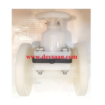 Diaphragm Valve PP 1,5&quot; x 1,5&quot; Flange ANSI B.16.5 Class #150