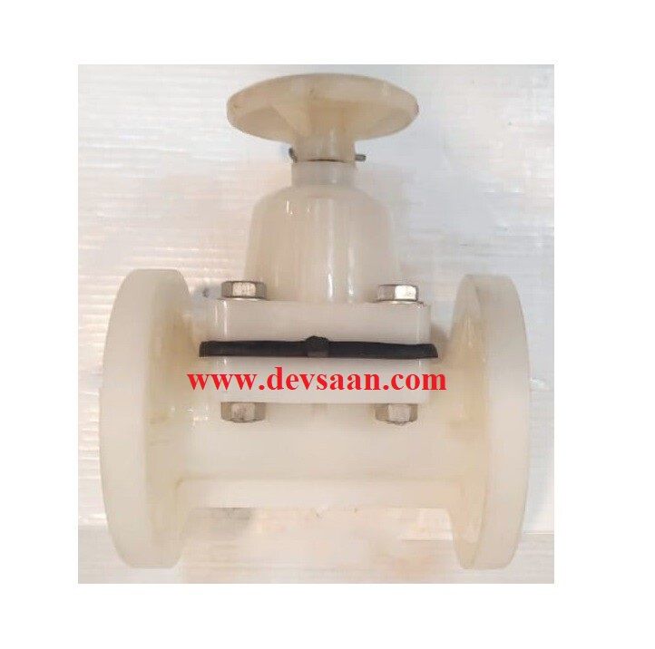 Diaphragm Valve PP 2&quot; x 2&quot; Flange ANSI B.16.5 Class #150