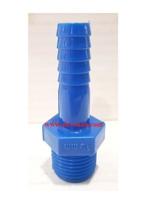 Polypropylene Hose Nipple Threaded 1/2&quot;