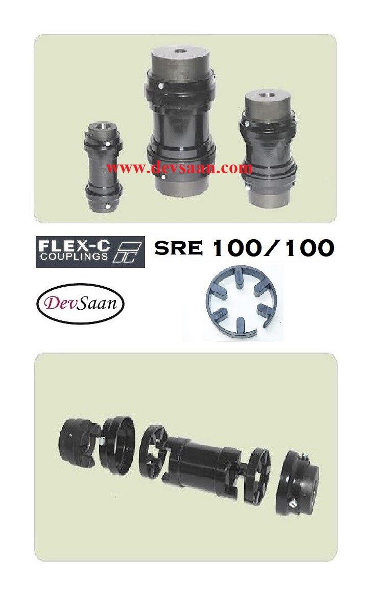 Spacer Coupling SRE 100/100 Flex-C Max Bore 38 mm