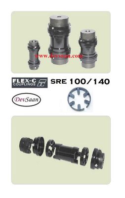 Spacer Coupling SRE 100/140 Flex-C Max Bore 38 mm