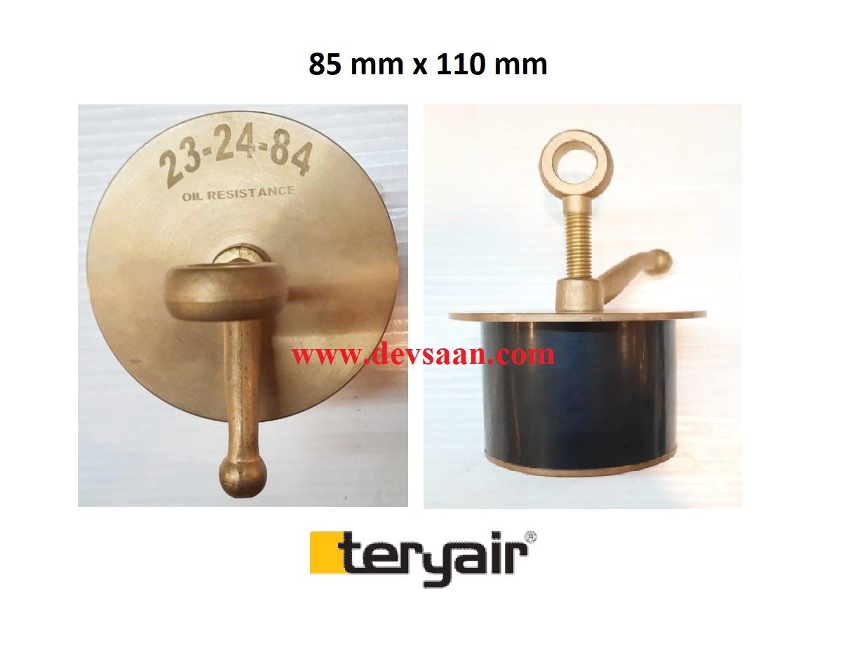 Brass Scupper plug 85 mm x 110 mm IMPA 23 24 84