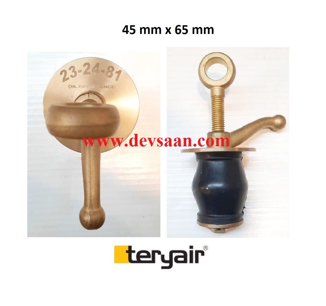 Brass Scupper plug 45 mm x 65 mm IMPA 23 24 81