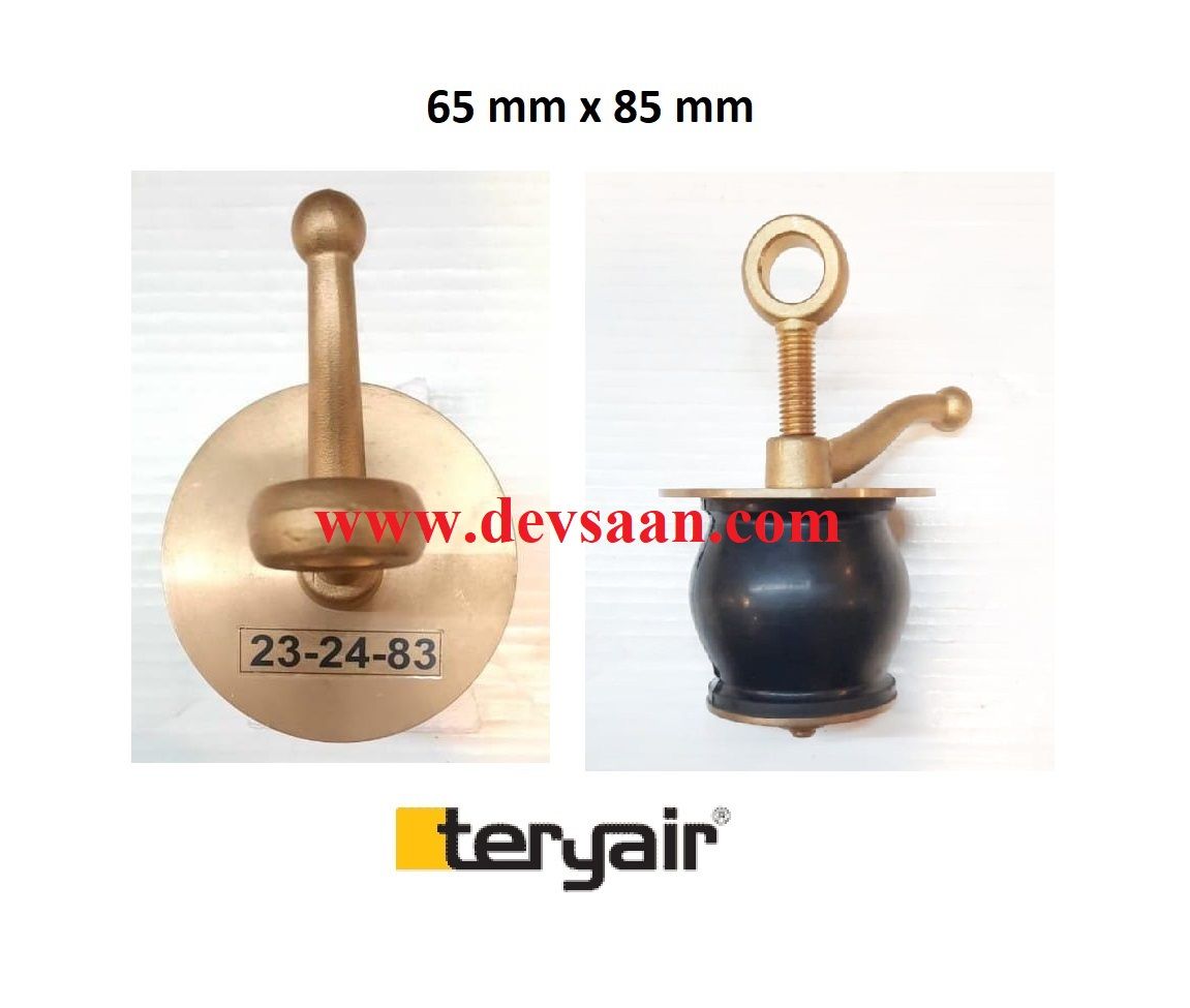 Brass Scupper plug 65 mm x 85 mm IMPA 23 24 83