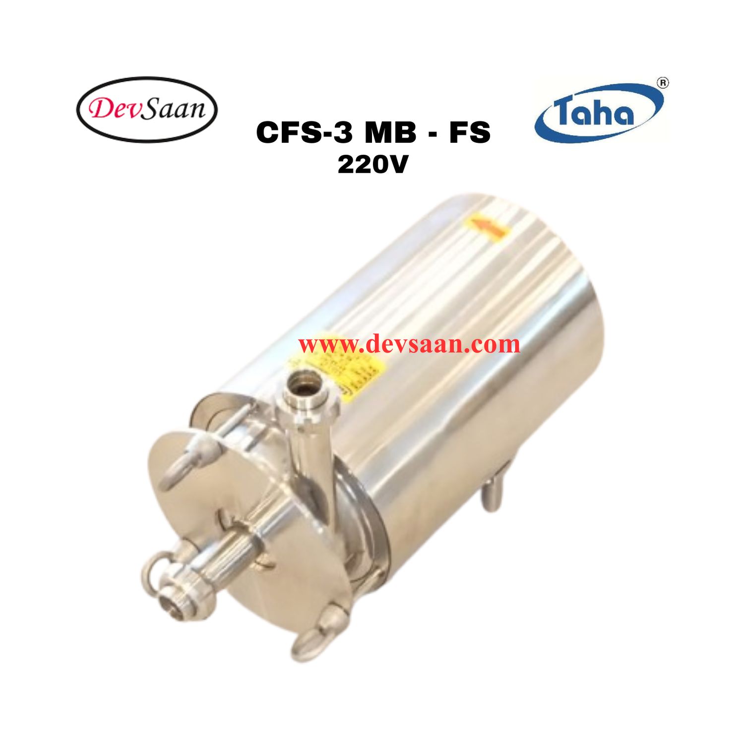 Sanitary Centrifugal Pump SS-316 CFS-3 FS - 1 Fase Pompa Sanitary
