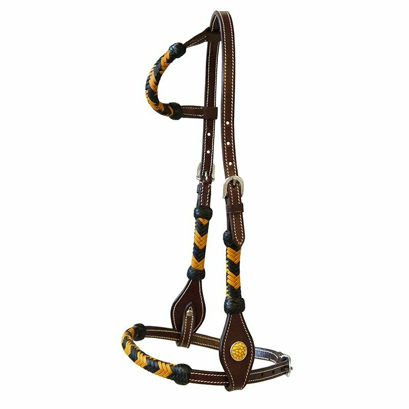 Einohrzaum "Braided Elegance"