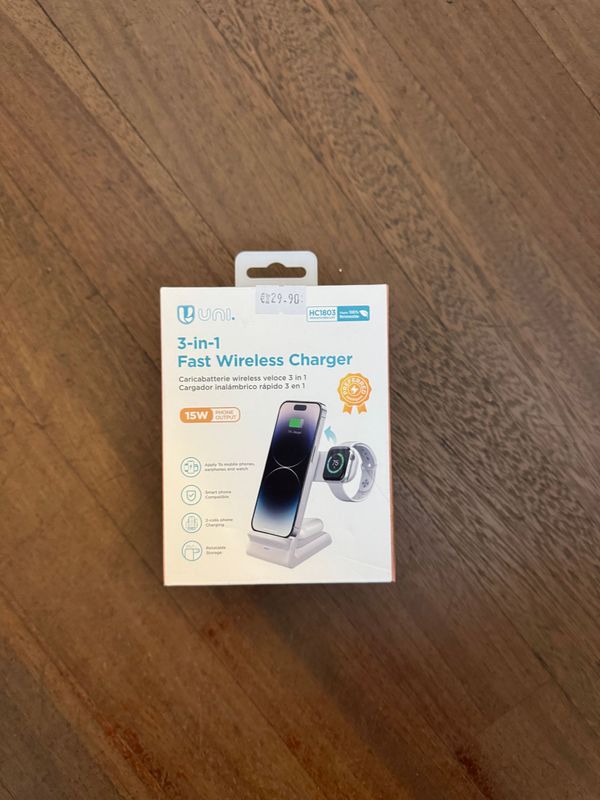 Base di ricarica rapida Wireless 3 in 1
