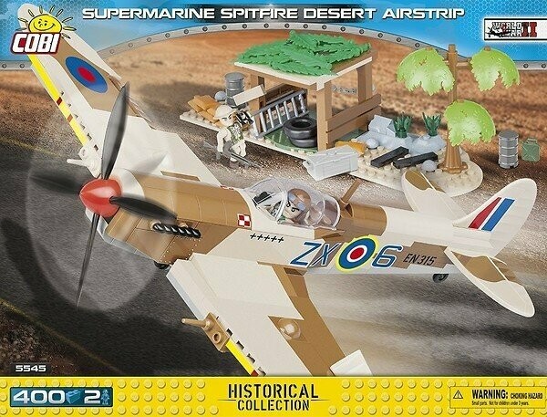 Cobi 5545 - Supermarine Spitfire Mk.IX Desert Airstrip