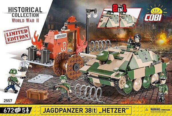 Cobi 2557 - Jagdpanzer 38(t) Hetzer - Limitierte Auflage Cobi 2557 - Jagdpanzer 38(t) Hetzer - Limitierte Auflage