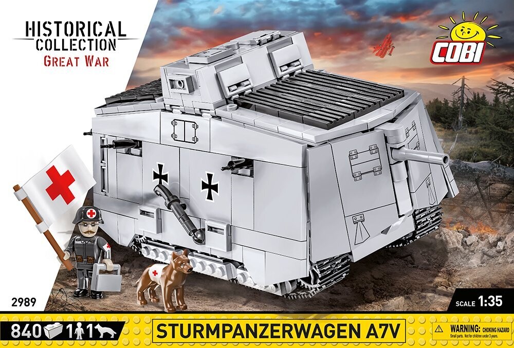 Cobi 2989 - Sturmpanzerwagen A7V