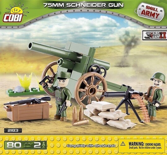 Cobi 2183 - Schneider 75 mm wz.1897
