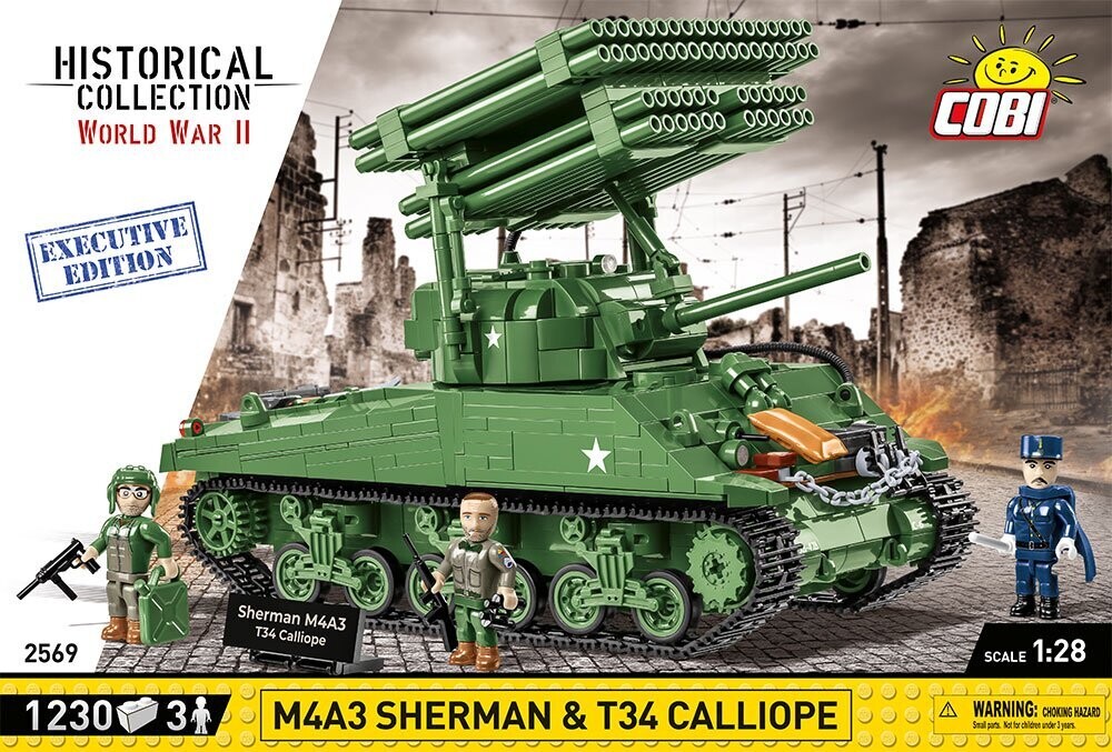 Cobi 2569 - M4A3 Sherman & T34 Calliope - Executive Editon