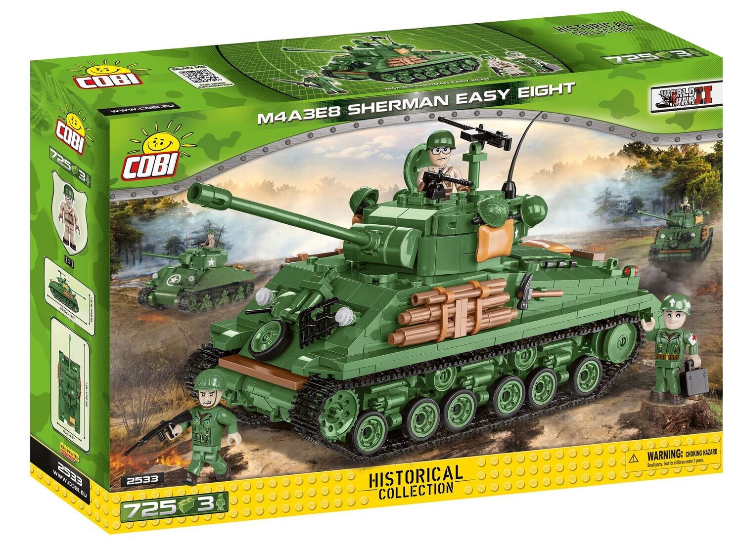 Cobi 2533 - M4A3E8 Sherman Easy Eight