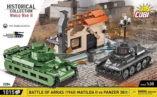 Cobi 2284 - Battle of Arras 1940 Matilda II vs Panzer 38(t)