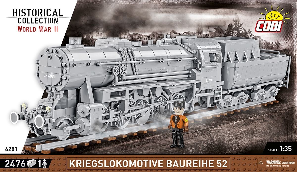 Cobi 6281 - Kriegslokomotive Baureihe 52