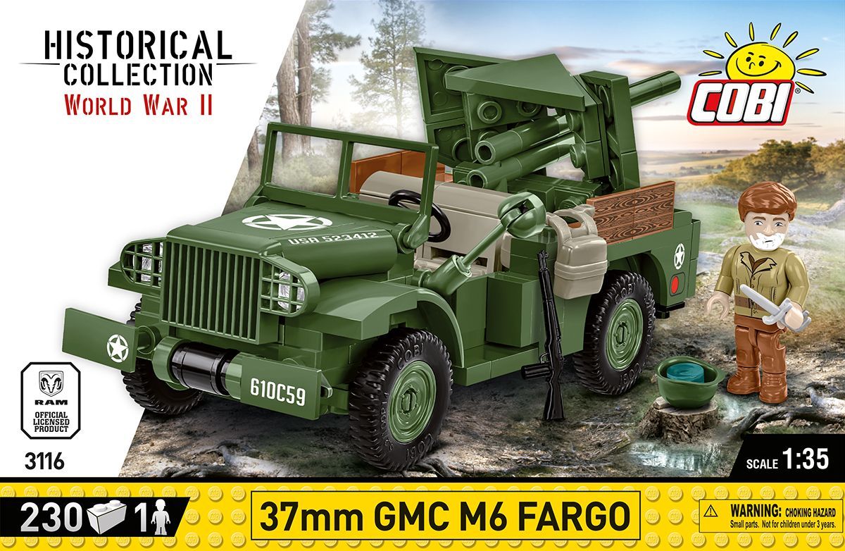 Cobi 3116 - 1943 DODGE WC-55 GMC M6 FARGO