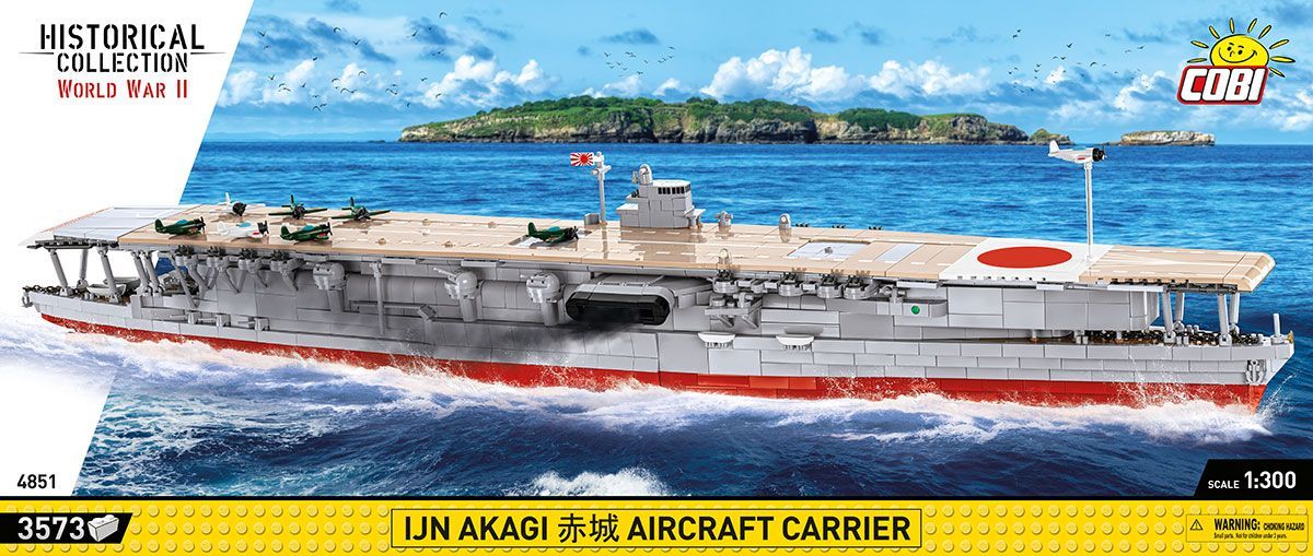 Cobi 4851 - IJN Akagi Aircraft Carrier