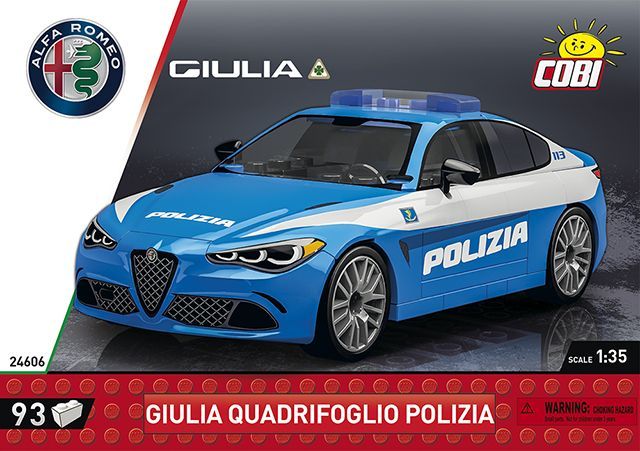 Cobi 24606 - Giulia Quadrifoglio Polizia