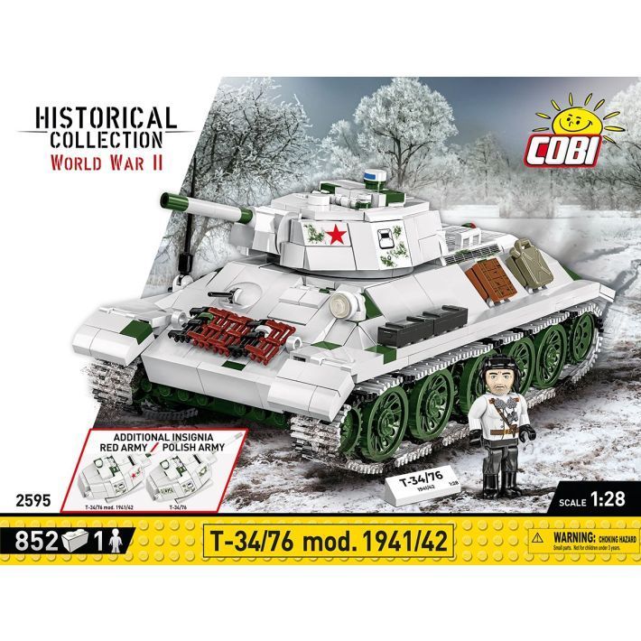 Cobi 2595 - T-34/76 mod. 1941/42 Cobi 2595 - T-34/76 mod. 1941/42