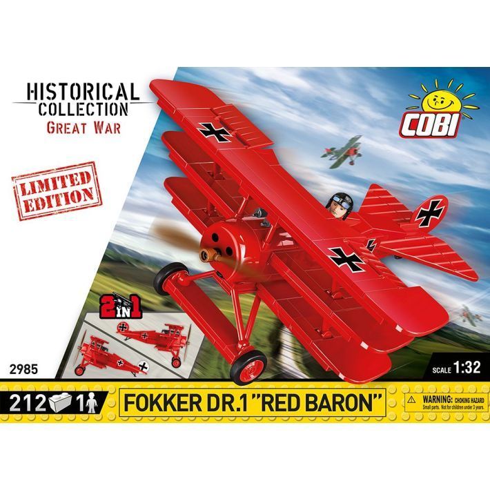 Cobi 2985 - Fokker Dr.1 Roter Baron - Limitierte Auflage