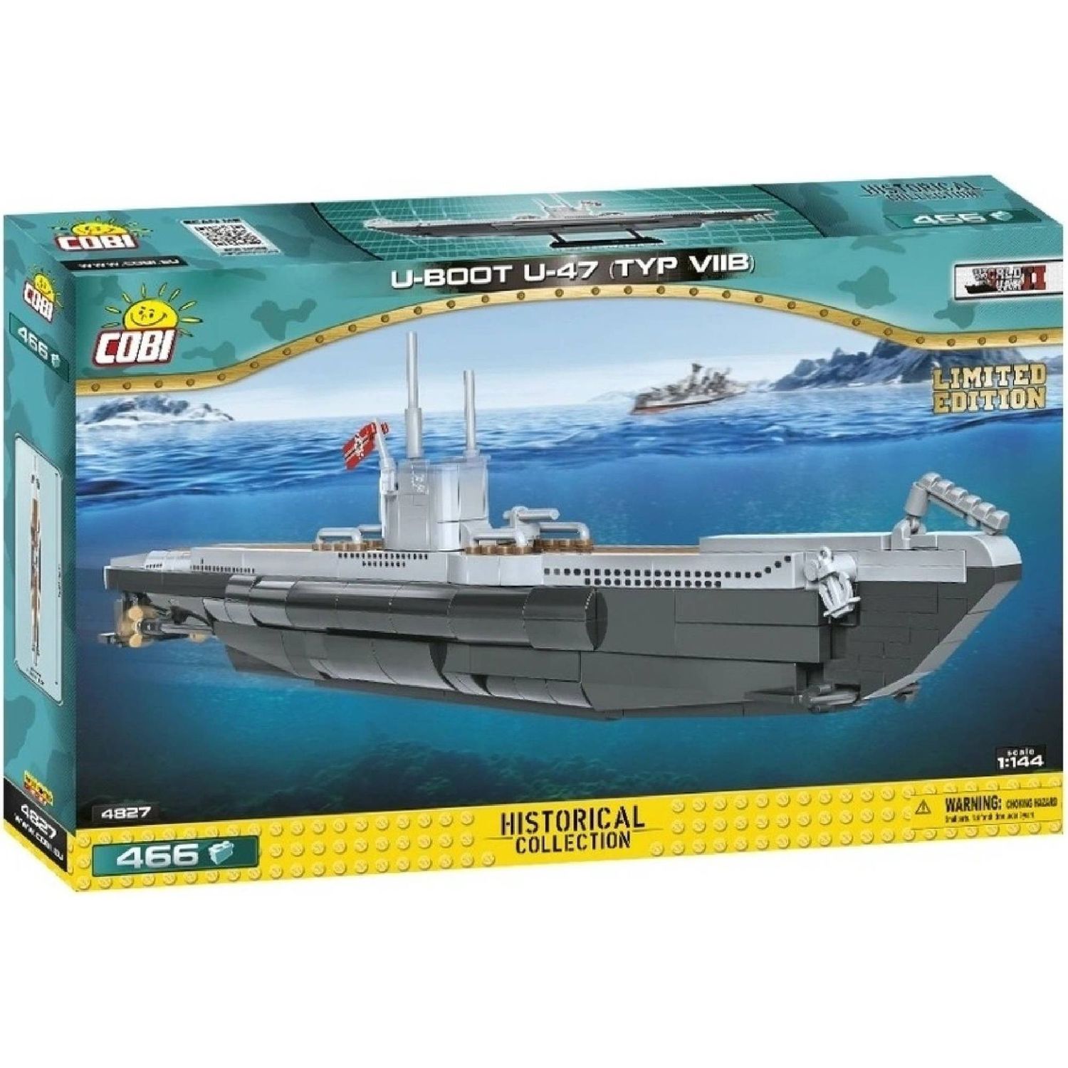 Cobi 4827 - U-Boot U-47 TYP VII B Limitierte Auflage