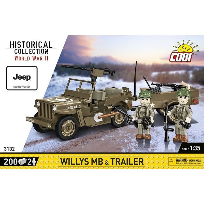 Cobi 3132 - Willys MB & Trailer Cobi 3132 - Willys MB & Trailer