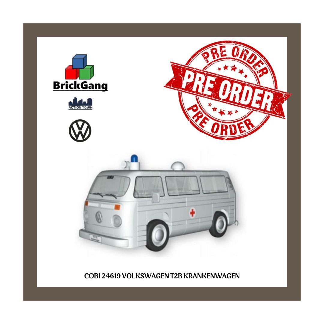 Cobi 24619 -  VOLKSWAGEN  T2B KRANKENWAGEN