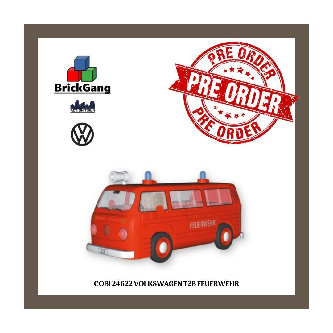 Cobi 24622 -  VOLKSWAGEN T2B FEUERWEHR