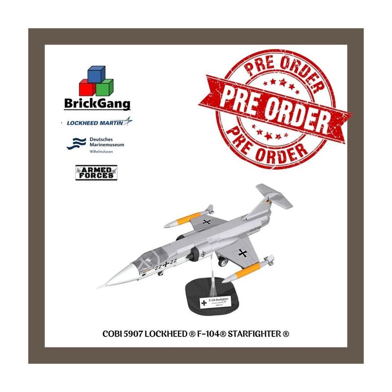 Cobi 5907 - LOCKHEED®F-104® STARFIGHTER® Cobi 5907 - LOCKHEED®F-104® STARFIGHTER®