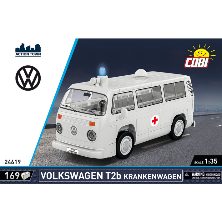 Cobi 24619 -  Volkswagen T2b Krankenwagen