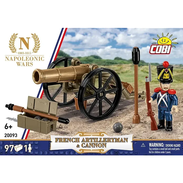 Cobi 20093 -  Französischer Artillerist – Kanone