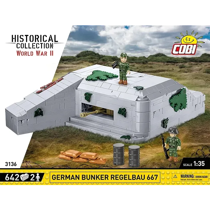 Cobi 3136 - German Bunker Regelbau 667 Cobi 3136 - German Bunker Regelbau 667