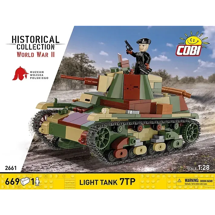 Cobi 2661 - Light Tank 7TP Cobi 2661 - Light Tank 7TP