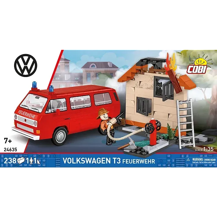 Cobi 24635 - Volkswagen T3 Feuerwehr Cobi 24635 - Volkswagen T3 Feuerwehr