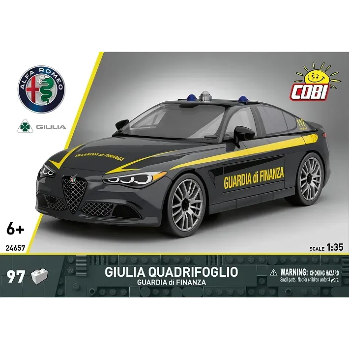 Cobi 24657 - Giulia Quadrifoglio Guardia di Finanza Cobi 24657 - Giulia Quadrifoglio Guardia di Finanza