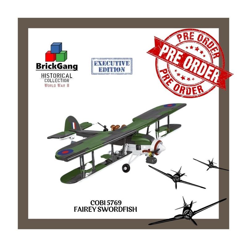 Cobi 5769 - FAIREY SWORDFISH EXECUTIVE EDITION Cobi 5769 - FAIREY SWORDFISH EXECUTIVE EDITION