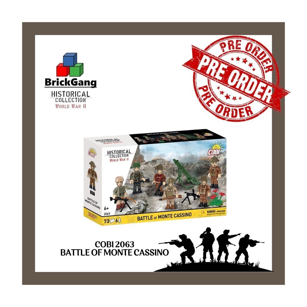 Cobi 2063 - BATTLE OF MONTE CASSINO Cobi 2063 - BATTLE OF MONTE CASSINO